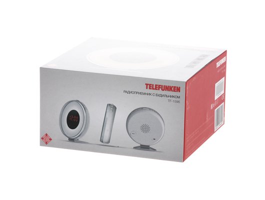 Настольные часы TELEFUNKEN TF-1596 белый